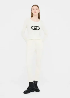 T-shirt in cotone con logo