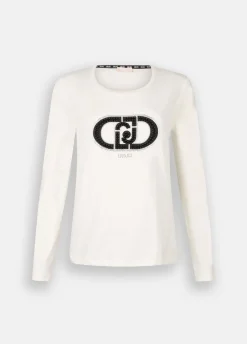 T-shirt in cotone con logo