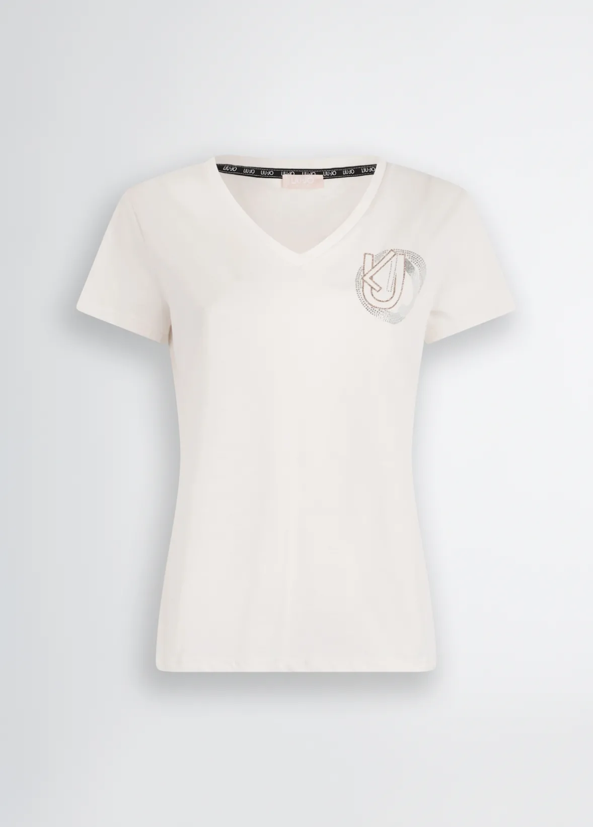 T-shirt in cotone con logo