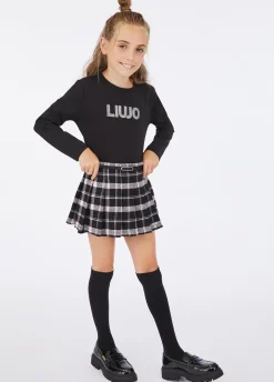 T-shirt in cotone con logo