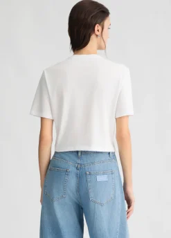 T-shirt in cotone con logo