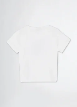 T-shirt in cotone con logo
