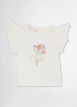 T-shirt in cotone con stampa