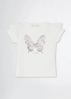 T-shirt in cotone con stampa
