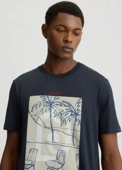 T-shirt in cotone con stampa
