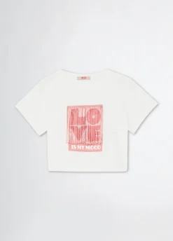 T-shirt in cotone con stampa