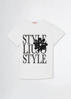 T-shirt in cotone con stampa