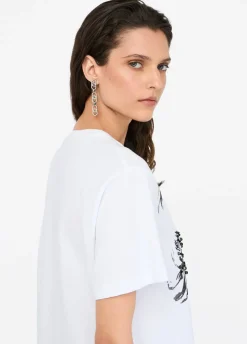 T-shirt in cotone con stampa