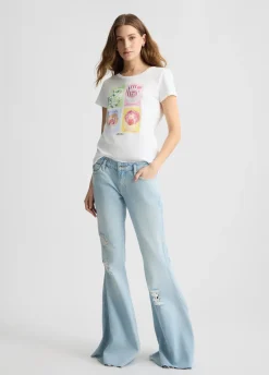 T-shirt in cotone con stampa