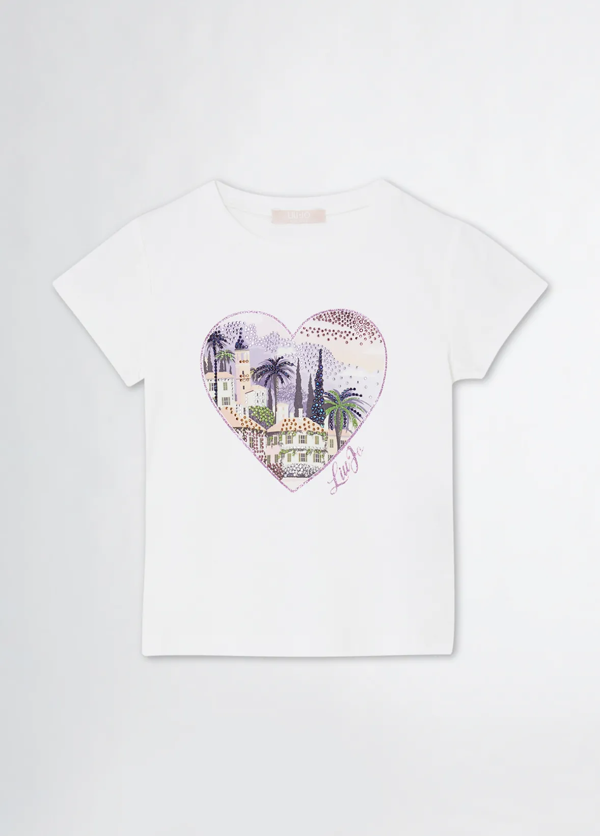 T-shirt in cotone con stampa