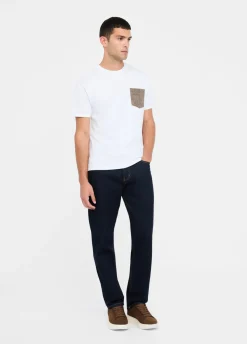 T-shirt in cotone con taschino