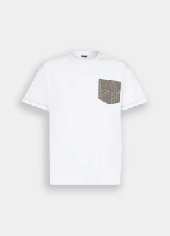 T-shirt in cotone con taschino