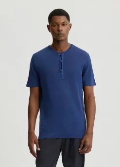 T-shirt in lino e cotone