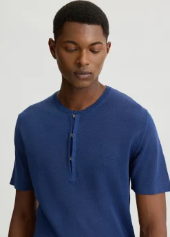 T-shirt in lino e cotone