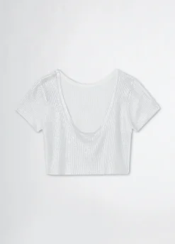 T-shirt in maglia lurex®