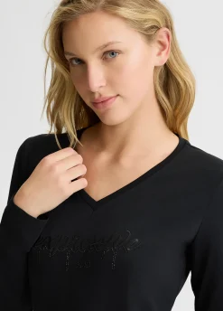 T-shirt Liu Jo Better con strass