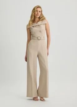 Tuta elegante con cintura