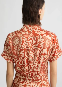 Tuta in twill stampato