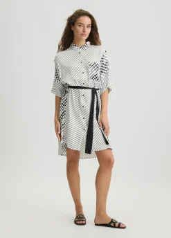 Vestito chemisier stampato