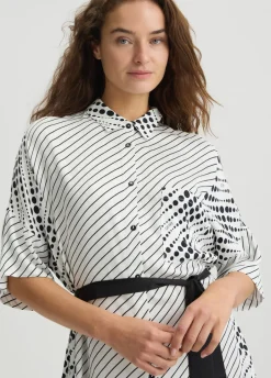 Vestito chemisier stampato