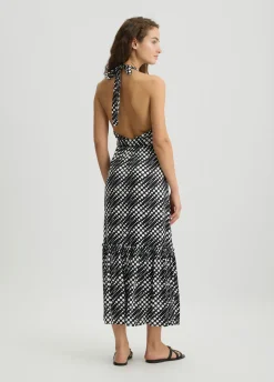 Vestito con stampa a pois