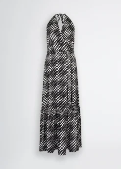 Vestito con stampa a pois
