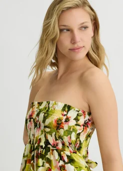 Vestito con stampa floreale