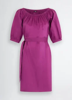 Vestito corto con spalle scoperte