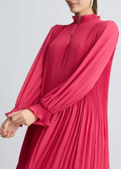 Vestito corto plissé