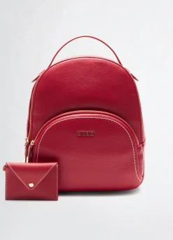 Zaino bottalato con pochette