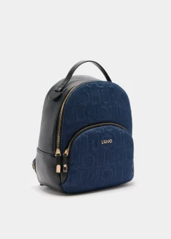 Zaino medio in denim