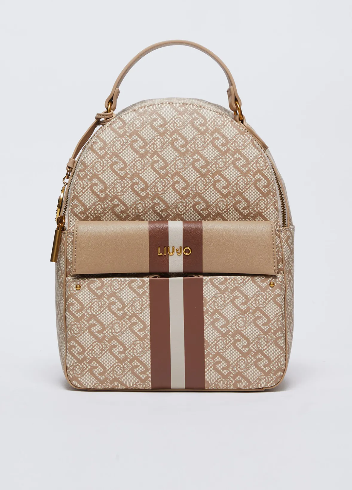 Zaino monogram con charm