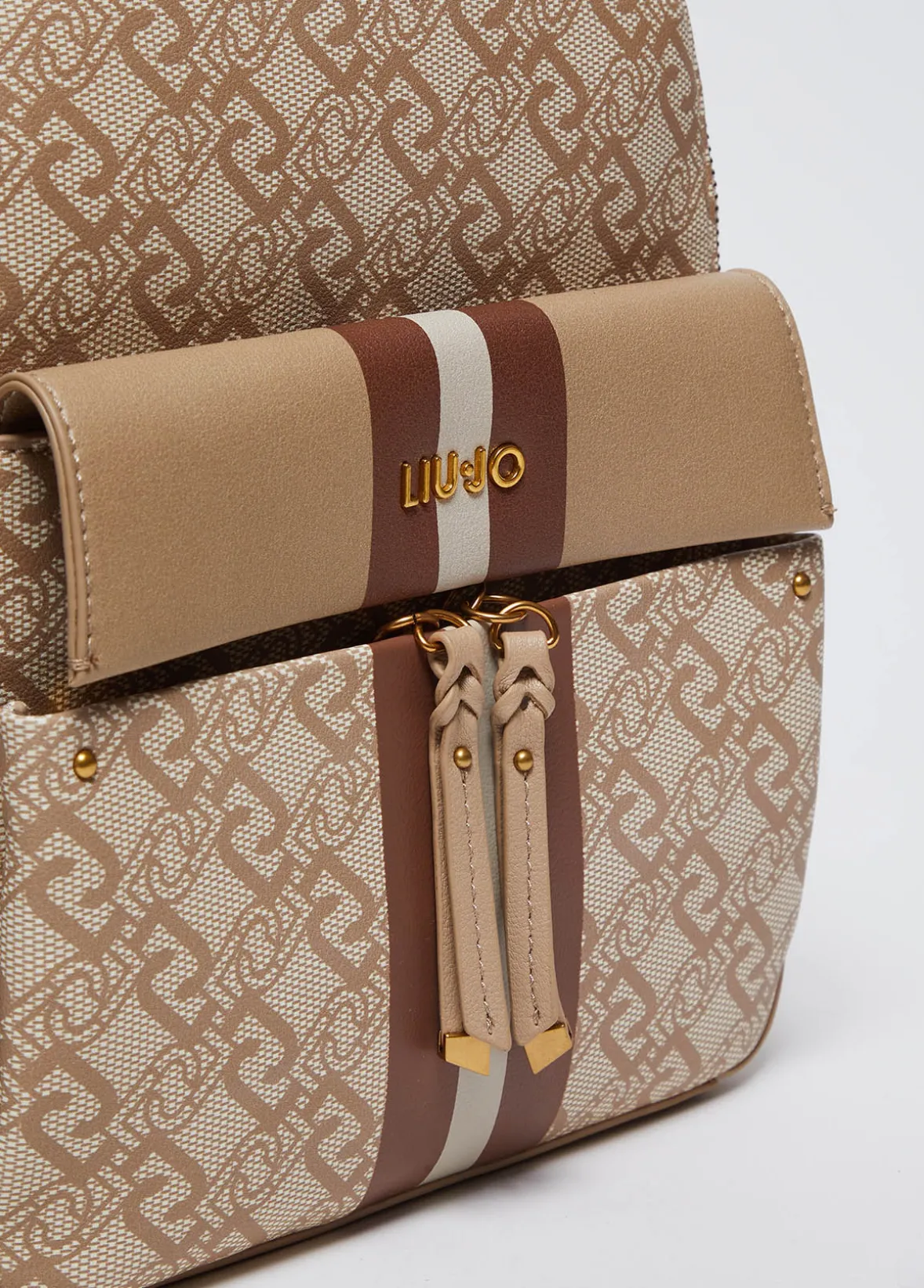 Zaino monogram con charm