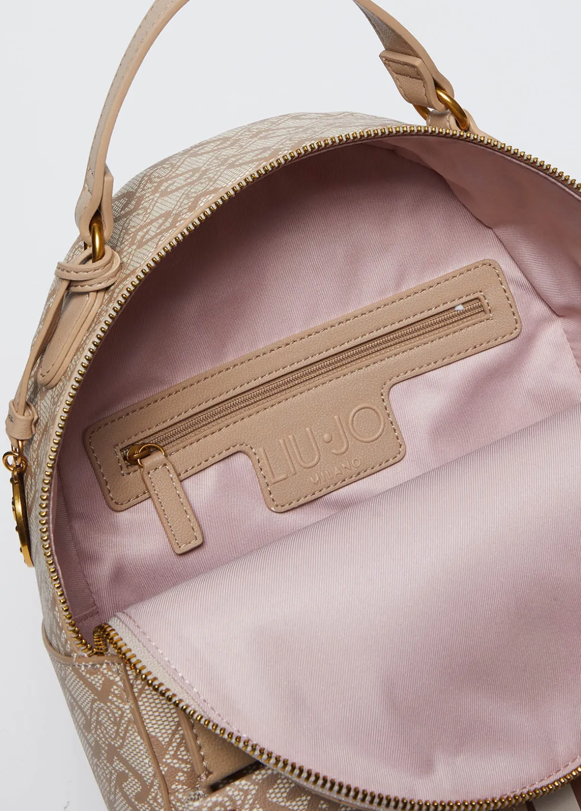 Zaino monogram con charm