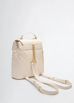 Zaino trapuntato color crema